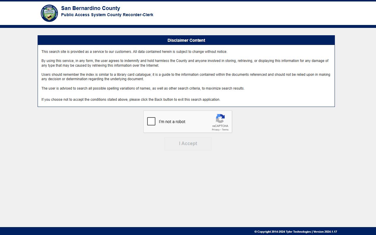 San Bernardino County online marriage license application portal